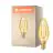 Ledvance Vintage 1906 LED E14 świeca Złoty 2.5W 220lm - 824 Bardzo Ciepła Biel | Zamienne 25W