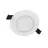Ledvance Downlight Slim Alu Valkoinen 8W 800lm 90D - 830 Ciepła Biel | Aukko 100mm - IP44 