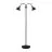 Nordlux Ray Lampa podłogowa Metal Czarny | Nadaje Się Do 2x E14
