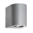 Nordlux Canto 2 Światło Ścienne Aluminium Szary Up & Down - 10.6W 500lm - 830 Ciepła Biel | IP44