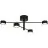 Nordlux Clyde Lampa sufitowa 4-Rail Metal Czarny 14W 1100lm - 827 Bardzo Ciepła Biel | 3-Stopniowy Ściemnianie