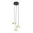 Emibig Lampa Wisząca Elit Stal Złoty | Nadaje Się Do 3x GX53 - Max 10W
