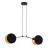 Emibig Lampa Wisząca Motif Stal Czarny | Nadaje Się Do 2x E27 - Max 15W