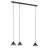 Emibig Lampa Wisząca Elit Stal Czarny | Nadaje Się Do 3x GX53 - Max 12W