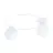 Emibig Lampa sufitowa Sopra Stal Valkoinen | Nadaje Się Do 2x E14 - Max 10W