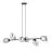 Emibig Lampa Wisząca Pandora Stal Czarny | Nadaje Się Do 6x E14 - Max 10W