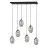 Emibig Lampa Wisząca Astral Stal Czarny | Nadaje Się Do 6x E14 - Max 10W