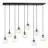 Emibig Lampa Wisząca Cosmo Stal Czarny | Nadaje Się Do 9x E14 - Max 10W