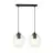 Emibig Lampa Wisząca Istar Stal Czarny | Nadaje Się Do 2x E27 - Max 10W