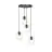 Emibig Lampa Wisząca Istar Stal Czarny | Nadaje Się Do 4x E27 - Max 10W