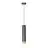 Emibig Lampa Wisząca Kibo Stal Czarny | Nadaje Się Do 1x GU10 - Max 10W