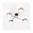 Emibig Lampa sufitowa Maga Stal Brązowy | Nadaje Się Do 4x E14 - Max 10W