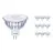 Opakowanie 10x Philips Corepro LED Spot GU5.3 MR16 7W 621lm 36D - 830 Ciepła Biel | Zamienne 50W