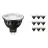 Opakowanie 10x Philips Master LED Spot GU5.3 MR16 7.5W 485lm 36D - 927 Bardzo Ciepła Biel | Najlepsze renderowanie kolorów - Ściemnianie - Zamienne 50W
