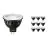 Opakowanie 10x Philips Master LED Spot GU5.3 MR16 6.7W 410lm 10D - 927 Bardzo Ciepła Biel | Najlepsze renderowanie kolorów - Ściemnianie - Zamienne 35W
