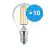 Opakowanie 10x Philips Corepro LED Lustre E14 Piłka Włókno Przezroczysty 4.3W 470lm - 827 Bardzo Ciepła Biel | Zamienne 40W