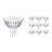 Opakowanie 10x Philips Master LED Spot GU5.3 MR16 5.8W 345lm 36D - 922-927 Dim To Warm | Najlepsze Renderowanie Kolorów - Ściemnianie - Zamienne 35W