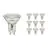 Opakowanie 10x Noxion LED Spot GU10 PAR16 4.8W 450lm 36D - 827 Bardzo Ciepła Biel | Zamienne 65W