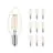 Opakowanie 10x Philips Corepro LED Świeca E14 Włókno Przezroczysty 4.3W 470lm - 827 Bardzo Ciepła Biel | Zamienne 40W
