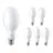 Opakowanie 6x Philips TrueForce Core LED E27 HPL/SON Matowy 18W 3000lm 300D - 840 Zimna Biel | Zamienne 80W