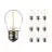 Opakowanie 10x Noxion Lucent LED E27 Piłka Włókno Przezroczysty 1.4W 136LM - 827 Bardzo Ciepła Biel | Zamienne 15W