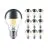 Opakowanie 10x Philips Classic LED Żarówka E27 Gruszka Mirror 7.2W 650lm 650lm - 827 Bardzo Ciepła Biel | Ściemnianie - Zamienne 60W