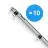 Opakowanie 10x Noxion Oprawy Hermetyczne LED Poseidon V3.0 35-65W 4550-9100lm - 830-865 CCT | 150cm - Poprzez Przewód (5x2.5mm2)