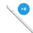 Opakowanie 6x Bright Choice Oprawy Hermetyczne LED 17W 1870lm - 840 Zimna Biel | 120cm