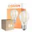 Opakowanie 6x Osram LED Superstar E27 Gruszka Włókno Przezroczysty 7.5W 1055lm - 940 Zimna Biel | Najlepsze Renderowanie Kolorów - Ściemnianie - Zamienne 75W