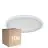 Opakowanie 10x D'Lite Lampa sufitowa Luma Valkoinen 18W 1700lm - 827 Bardzo Ciepła Biel | IP44 - 29cm