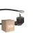 Opakowanie 50x Noxion Power Kabel zasilający Czarny - Schuko Europlug + Końcówki otwarte - 3m - 3 pole 0,75mm2