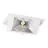LED Downlight Wallwasher Wally Średni Valkoinen 27W 3700lm 78x100D - 830 Ciepła Biel - 238x145mm