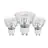 Opakowanie 3x Eglo LED Spot GU10 PAR16 13.5W 345lm 38D - 830 Ciepła Biel | Zamienne 50W
