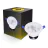 Bright Choice LED Downlight Okrągła Uchylny 15W 1200lm 60D - 930 Ciepła Biel | 135mm - Aukko 110mm - UGR 