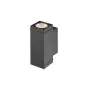 SLV Theo Pro S Up/Down Światło Ścienne Aluminium Antracyt 6W 700lm - 827 Bardzo Ciepła Biel | Zewnętrzna - IP65