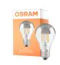 Osram Classic LED E27 Gruszka Włókno Mirror Srebro 4W 400lm - 827 Bardzo Ciepła Biel | Zamienne 35W