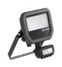 Ledvance LED Iluminacja Aluminium Czarny 8W 1200lm 100D - 840 Zimna Biel | IP65 - Czujnik Ruchu I Światła - Symetryczny