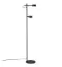 Nordlux Clyde Lampa podłogowa Metal Czarny 8W 350lm - 827 Bardzo Ciepła Biel | 3-Stopniowy Ściemnianie