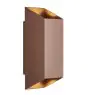 Nordlux Nico Światło Ścienne Aluminium Zardzewiały Up & Down | IP54 - Nadaje Się Do 2x GU10