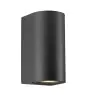 Nordlux Canto Światło Ścienne Aluminium Czarny Up & Down | Nadaje Się Do 2x GU10