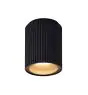 Nordlux Kyklop Lampa sufitowa Aluminium i Szkło Czarny | 86mm - IP54 - Nadaje Się Do GU10