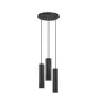 Nordlux Lampa Wisząca Tilo Metal Czarny | IP20 - Nadaje Się Do 3x GU10