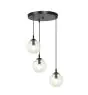 Emibig Lampa Wisząca Cosmo Stal Czarny | Nadaje Się Do 3x E14 - Max 10W