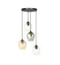 Emibig Lampa Wisząca Istar Stal Czarny | Nadaje Się Do 4x E27 - Max 10W