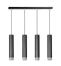 Emibig Lampa Wisząca Kibo Stal Czarny | Nadaje Się Do 4x GU10 - Max 10W