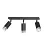 Emibig Lampa sufitowa Hiro Stal Czarny | Nadaje Się Do 3x GU10 - Max 10W