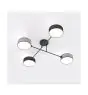 Emibig Lampa sufitowa Maga Stal Czarny | Nadaje Się Do 4x E14 - Max 10W