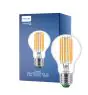 Philips MASTER LED Żarówka Ultra Efficient E27 Gruszka Przezroczysty 5.2W 1095lm - 830 Ciepła Biel | Zamienne 75W