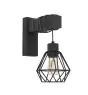 Eglo Światło Ścienne Townshend 5 Drewno Czarny | Nadaje Się Do E27