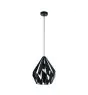Eglo Lampa Wisząca Carlton 1 Stal Czarny | IP20 - Nadaje Się Do 1x E27 
